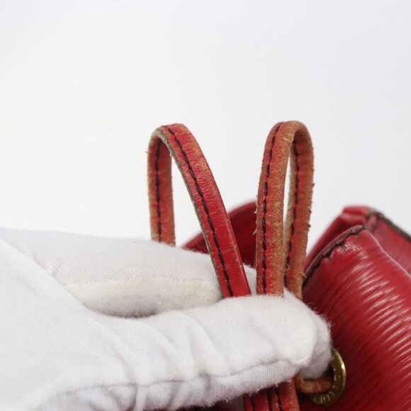 LOUIS VUITTON Epi Petit Noe Shoulder Bag Red M44107 LV Auth gh981 - Picture 11 of 16